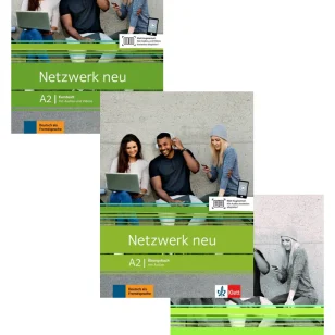 Netzwerk Neu A2 German language course book and workbook available in Nepal from German Exam Nepal best German learning books for A2 level students