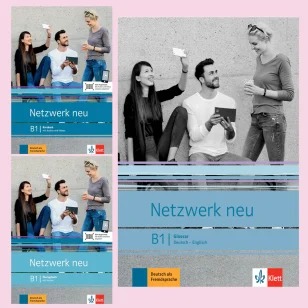 Netzwerk Neu B1 German language course book and workbook available in Nepal from German Exam Nepal best German learning books for B1 level students